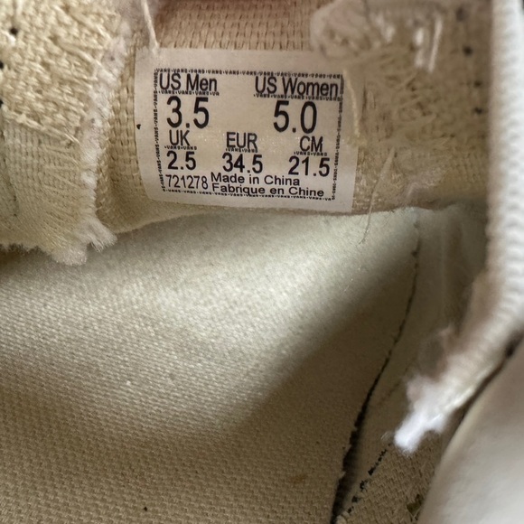 Vans Rare Woven Leather Black White Checkers Slip On Sneakers Size Women’s 5 - Picture 14 of 14